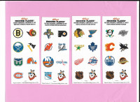 Hockey Cards: 1994 Kellogg's NHL Team Logo Sticker Set(in cello)