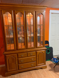 China  and curio cabinets