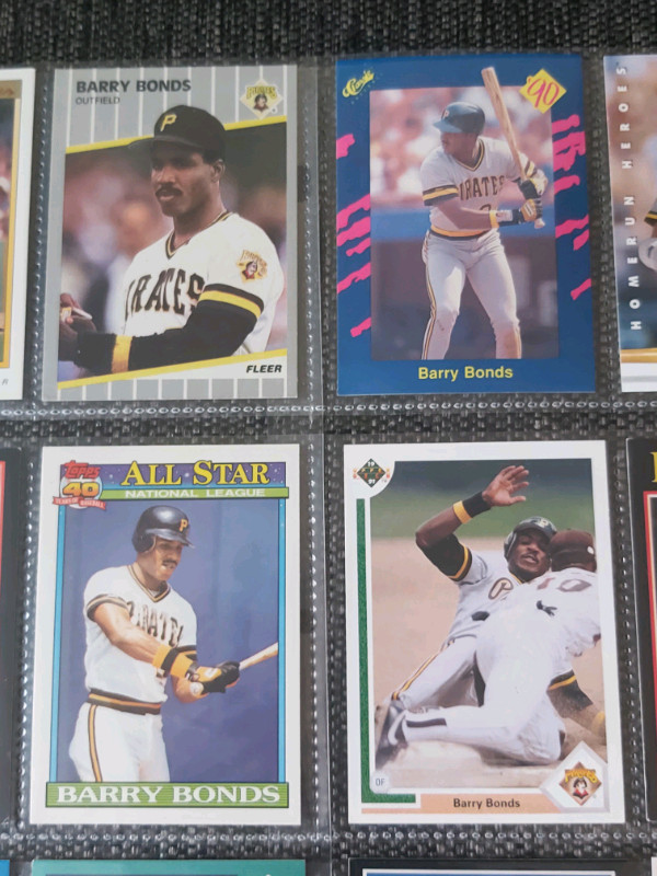 BARRY BONDS BASEBALL CARDS COLLECTION  in Arts & Collectibles in Oshawa / Durham Region - Image 4