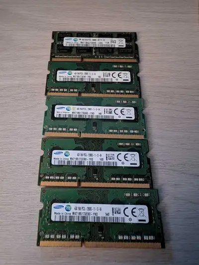 DDR3 RAM 4GB LAPTOP RAM 10 each multiple available Minimum purchase is 4 units Pickup at Sackville