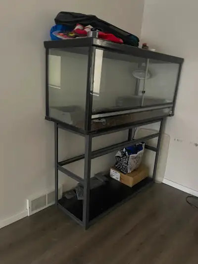 140 gallon reptile tank and stand, View more