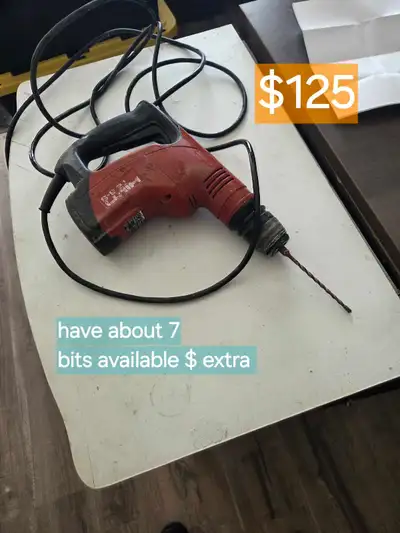 Hilti Hammer drill ( bits available $$$ ), View more
