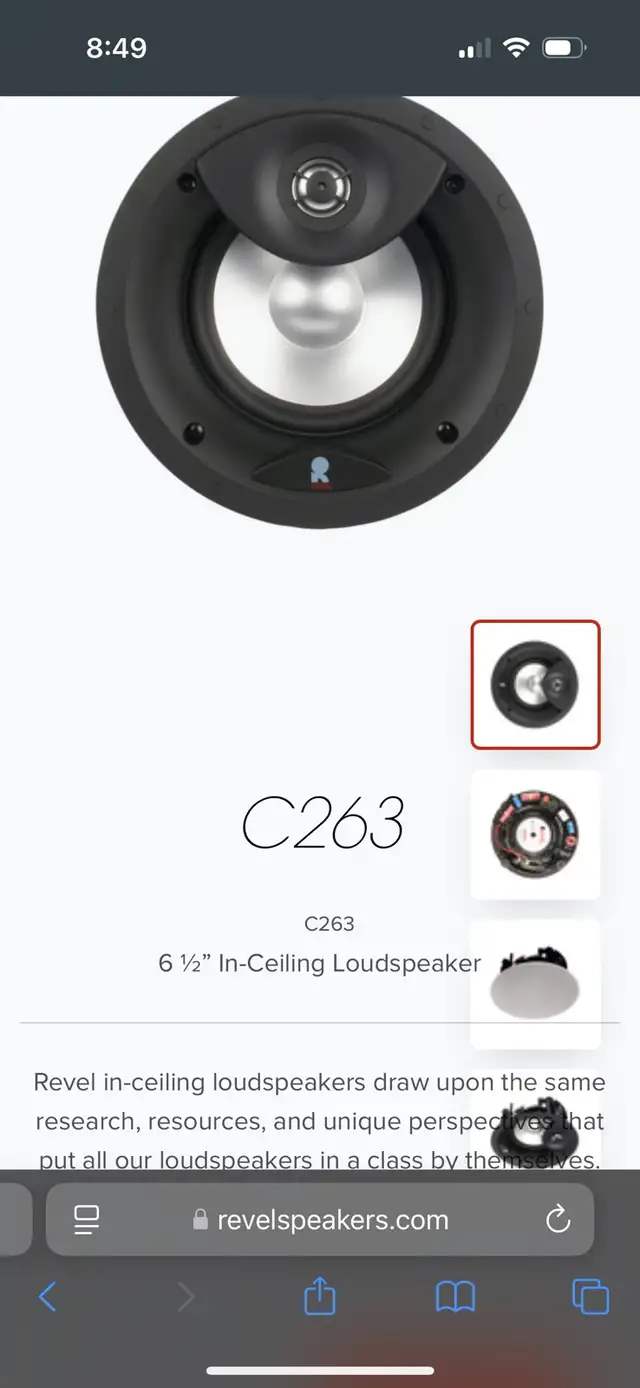Revel audio- ceiling/ wall speakers in Stereo Systems & Home Theatre in Hamilton - Image 8