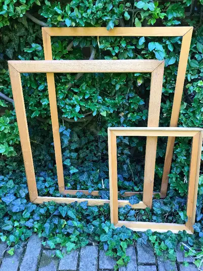 COLLECTION OF CLASIC SOLID OAK FRAMES, View more