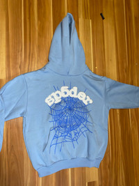 Blue spider hoodie 