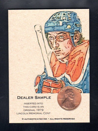 1979 WAYNE GRETZY Penny Insert Hockey CARD COIN GYPSY OAK RARE