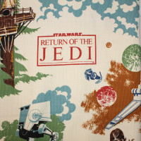 Vintage Return of the Jedi Sears Bedspread Star Wars