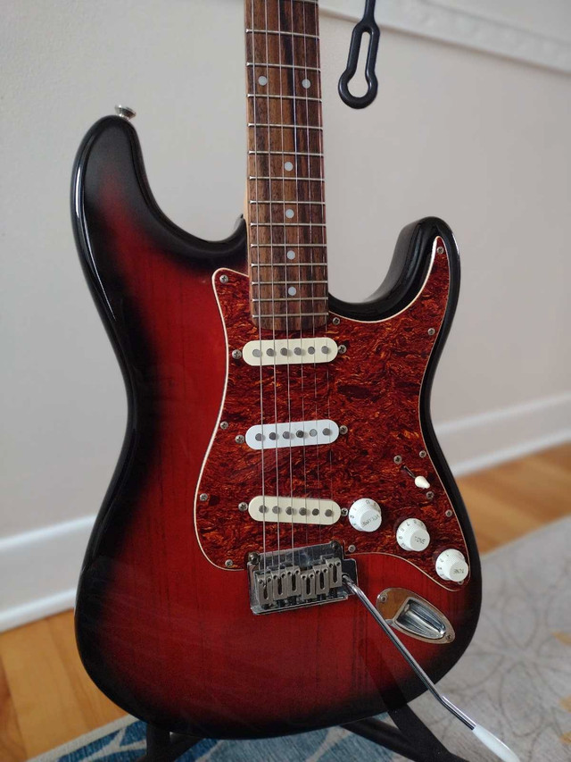 Squier Standard Stratocaster Antique Burst in Guitars in Dartmouth - Image 2