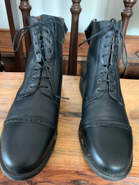 Men real leather boots size 44