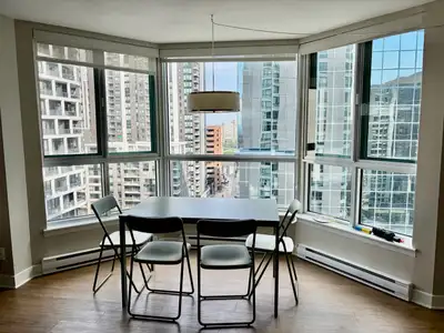 This modern studio apartment is being offered as lease takeover. There are 10 months remaining and l...
