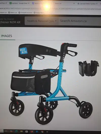 Walker Lightweight Rollator Brand New, View more