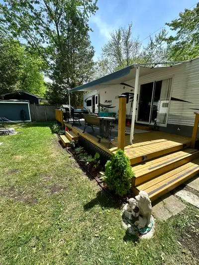 Trailer for sale. Asking $30,000. Lot fees paid for the year. 2011 Palomino Puma Park model trailer...