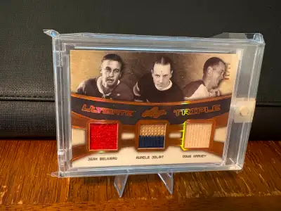 2016 Leaf Triple Habs Jersey Card!! 17/30, View more