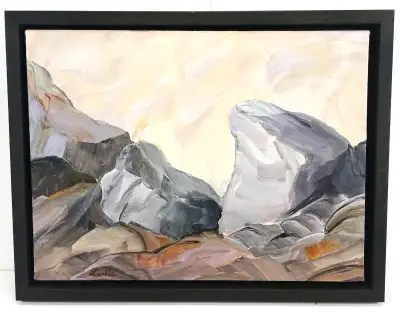 SENTINELS BY LUELLA THOMSON,FRAMED ACRYLIC ON CANVAS, View more