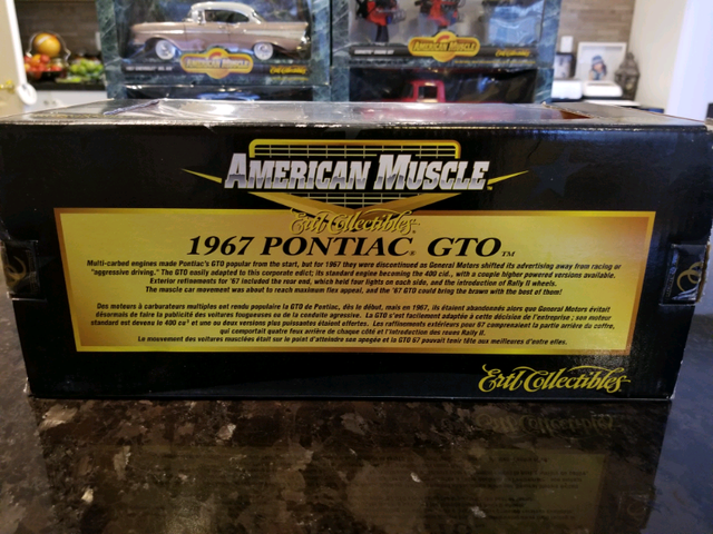 1:18 Diecast ERTL 1967 Pontiac GTO American Muscle Red in Arts & Collectibles in Markham / York Region - Image 9