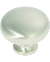 Stainless 1-1/4 in cabinet knobs