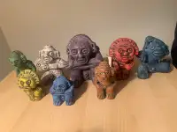 Taino clay figures 