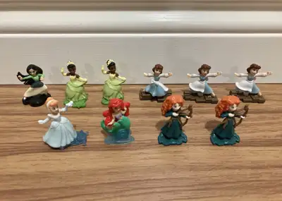 Kinder Surprise Disney Princess figures lot All for $10 Excellent condition Characters include: 1 Ar...