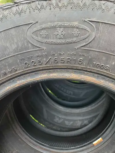 Ultragrip Ice and snow. Car is gone. Don't need the tires now. Very low mileage on the tires. Excell...