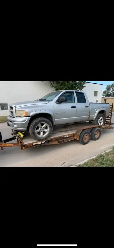 Vehicle and equipment hauling in Winnipeg. 10k trailer with winch. $90 cash within city limits. Also...