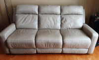Sofa en cuir inclinable