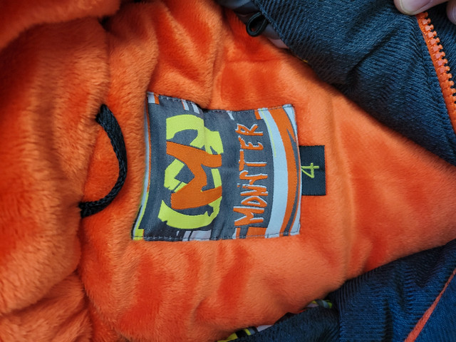 Brand new moster size 4 winter jacket  in Clothing - 4T in Calgary - Image 2
