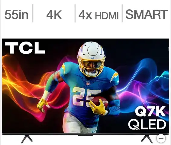 Télévision QLED 55'' 55Q7K 4K UHD HDR 144Hz GOOGLE TV TCL in TVs in Laval / North Shore - Image 2