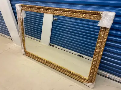 Large Gold Baroque Wall Mirror , View more