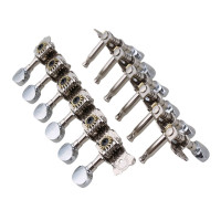 Chrome 12 String Acoustic Guitar Tuning Pegs