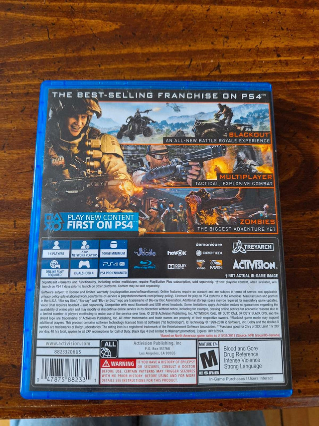 Call of Duty Black Ops 4 for PS4 in Sony Playstation 4 in Kingston - Image 2