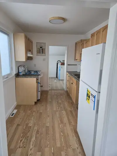 Property for rent . 2 bedroom one bathroom. With single garage.