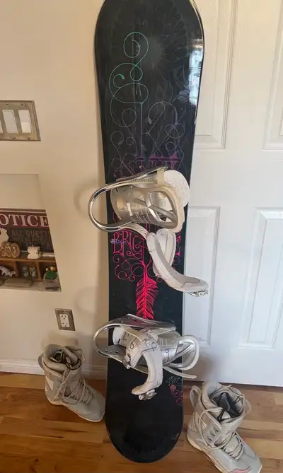Used Snowboard, bindings, and boots for sale $150 - Or Best Offer.