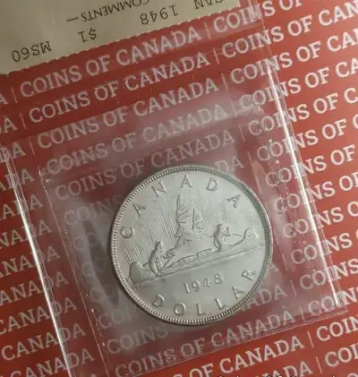 1948 Canadian silver dollar, View more