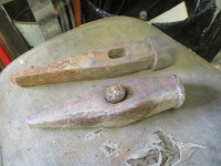 OLD SLEDGE HAMMER CAST IRON WEDGE TOOL HEADS $10 EA CONSTRUCTION