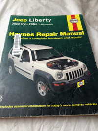 VINTAGE HAYNES 2002 - 2004 JEEP LIBERTY REPAIR MANUAL #M1310