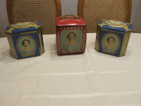 Vintage Queen Elizabeth Royalty Tins