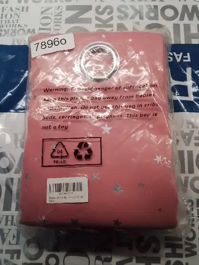 Pink Star Curtain Panel New, View more