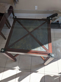 Kitchen table (square glass top)