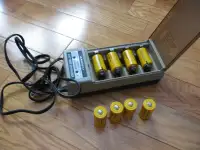 Chargeur à batteries C D et AA et AAA Ni-Cd