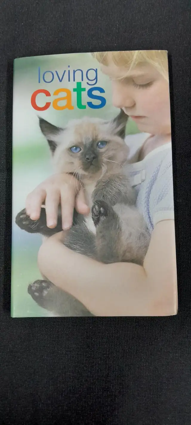 "Loving Cats" Hardcover Small Book By Laurette Therrien