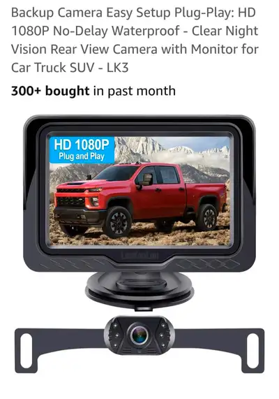 Brand new camera. Can be set up easily on any vehicle. Plug and Play Delivery could be arranged for...