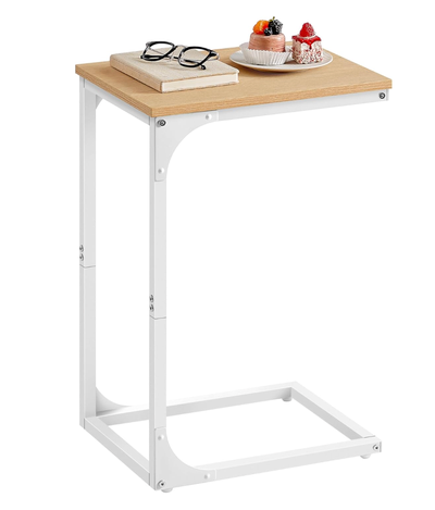 C-Shaped End Table Sofa Side Table Metal Frame, View more