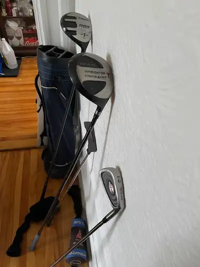 30$ each or 100$ for all Wilson Magnum Force Driver Top Flite Intimidator Titanium 400 Wilson Putter...