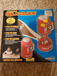 New in box, build your own Cola-powered Clock science kit