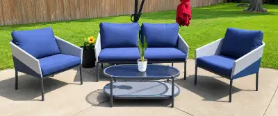 4 Piece Patio Set, View more