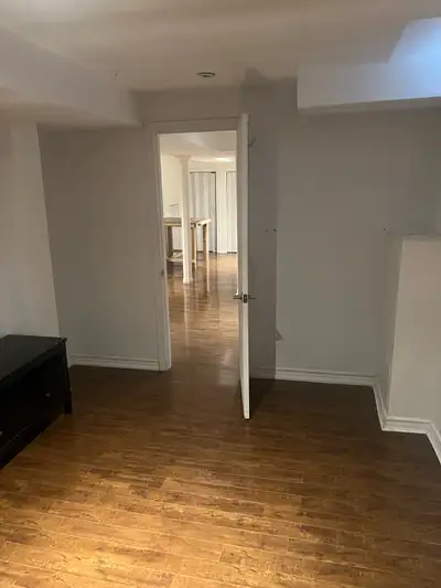 Basement for rent . One room with attached washroom, one living room, Kitchen independent washer dry...