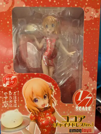 Emon Toys Restaurant Is the Order a Rabbit? Cocoa China Dress Anime statue for sale. Brand new never...