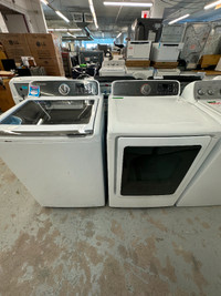laveuse secheuse blanc washer white dryer samsung top load