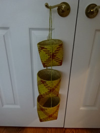 Woven hanging basket from Madagascar