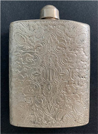 Handcrafted pure Silver (99.2%) Flask